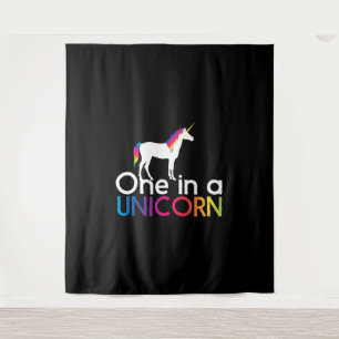 One in a unicorn tapestry