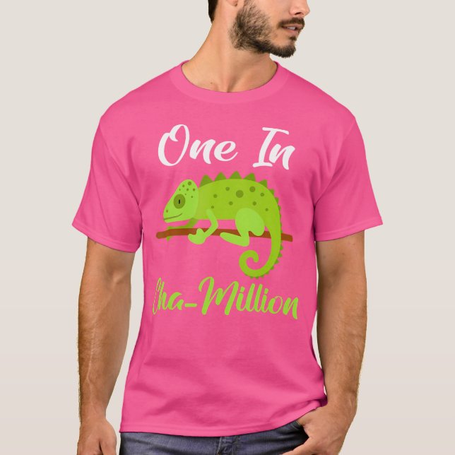 One In Cha Million Chameleon T-Shirt (Front)