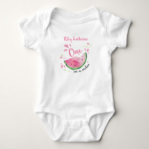 One in Melon First Birthday Outfit Shirt