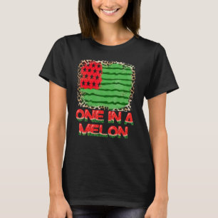 One In Melon Flag American  Picture For Boys Girls T-Shirt