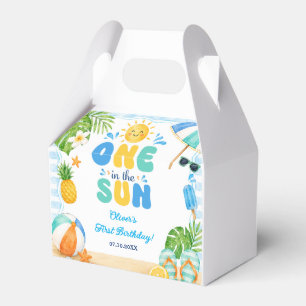 One In The Sun 1st Pool Party Summer Birthday Favour Box