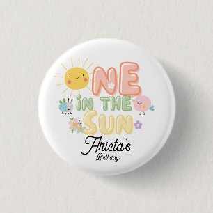 one in the Sun 3 Cm Round Badge