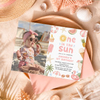 One in the Sun Beach Party Summer 1st Birthday