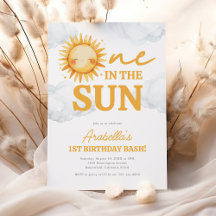 One in the Sun Sunshine 1st Birthday