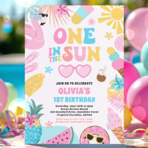 One In The Sun Tropical Beach 1st Birthday Party