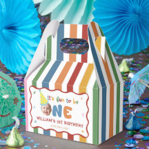 One is Fun Hat Birthday Party Favour Box