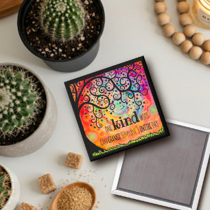 One Kind Word Tree Magnet