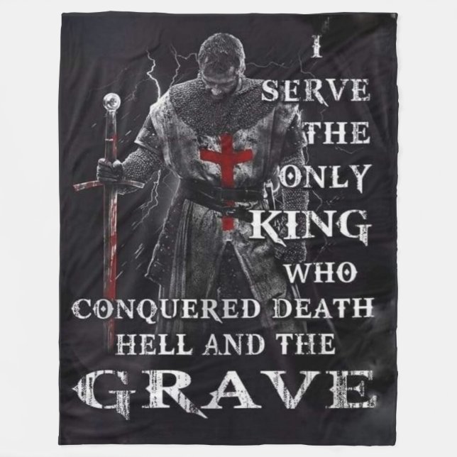 ONE KING FLEECE BLANKET (Front)