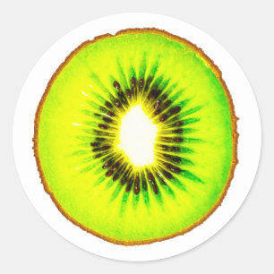 one kiwi customisable classic round sticker