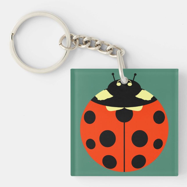 One ladybug key ring (Front)