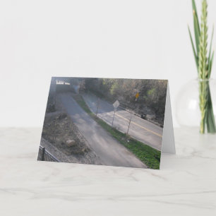 “One Lane Underpass” Get Well Card