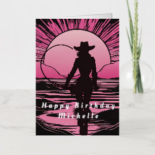 One Last Rodeo Bachelorette Foil Greeting Card