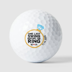 One Last Swing Before the Ring – Bachelor Party Golf Balls