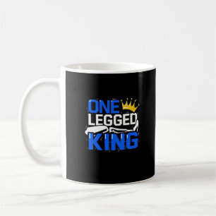 One Legged King Prosthetic Amputation Disability Coffee Mug