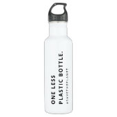 One Less Plastic | Save The Planet Eco Modern 710 Ml Water Bottle (Front)