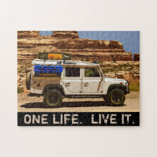 ONE LIFE.  LIVE IT. JIGSAW PUZZLE