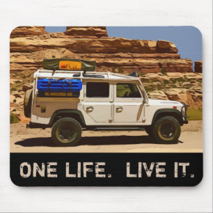 ONE LIFE.  LIVE IT. MOUSE MAT