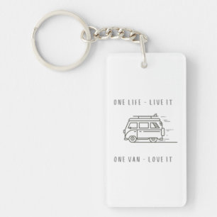 One Life - Live It One Van - Love It Key Ring