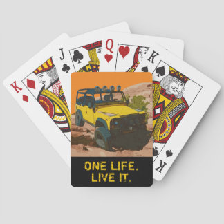 ONE LIFE. LIVE IT. PLAYING CARDS