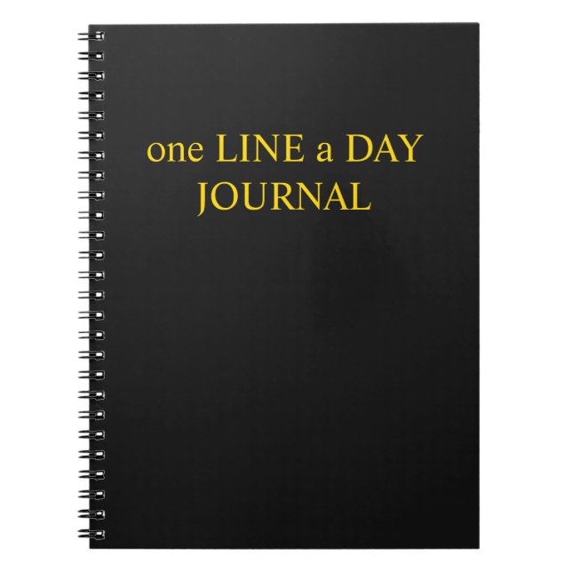 "One Line A Day Journal: Memory Daily Journal for  (Front)