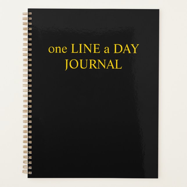 "One Line A Day Journal: Memory Daily Journal for  Planner (Front)