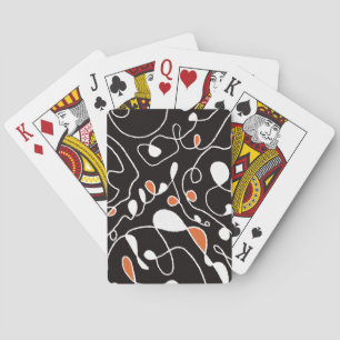 One Line Pattern Line Art Classic Playing Cards
