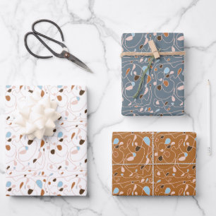 One Line Pattern Line Art Wrapping Paper