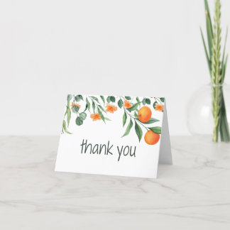 One Little Cutie Thank You Card First 1st Birthday