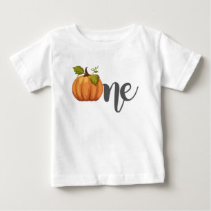 One Little Pumpkin 1st Birthday halloween  Baby T-Shirt