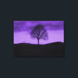 One Lone Tree Pop Art Purple Landscape Canvas<br><div class="desc">One Lone Tree Pop Art Purple Nature Landscape Canvas</div>