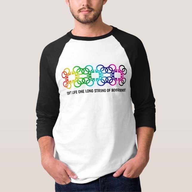 One Long String of Boyfriends? T-Shirt (Front)