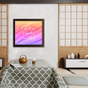 One love expels another encouragement poster