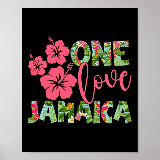 One Love Jamaica 2025 Caribbean Vacation Theme Fam Poster (Front)