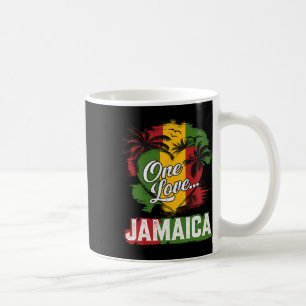 One Love Jamaica 2025 Hibiscus Flower Caribbean Va Coffee Mug