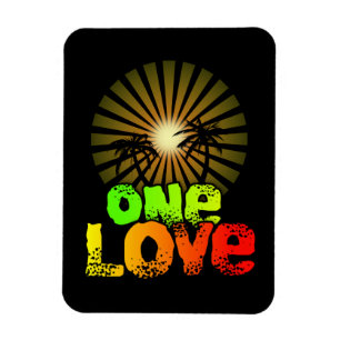 One love Jamaica Magnet
