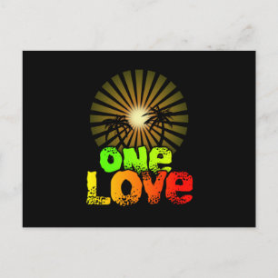 One love Jamaica Postcard
