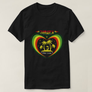 One Love Jamaica Shirt- Jamaica Pride  T-Shirt
