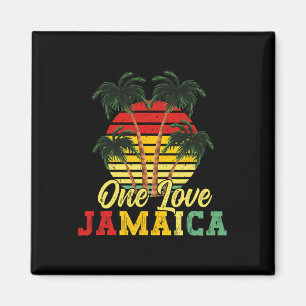 One Love Jamaica Summer Family Vacation Jamaican R Magnet