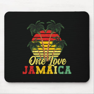 One Love Jamaica Summer Family Vacation Jamaican R Mouse Mat