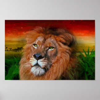 One Love Lion II - Poster / Print