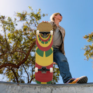 One Love, One Board: Embrace Jamaica's Vibrant Art Skateboard