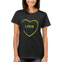 One Love One Heart Jamaican flag colours front-bac