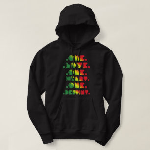 ONE LOVE, ONE HEART, ONE DESTINY. HOODIE
