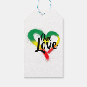 One Love One Heart Reggae Vibes Gift Tags