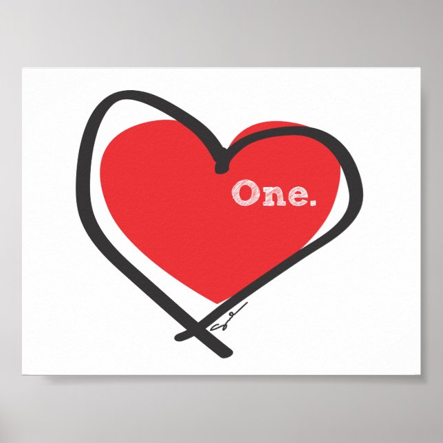 One love. poster (Front)