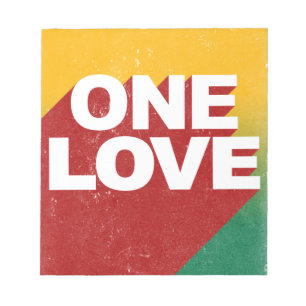 One Love Poster Notepad