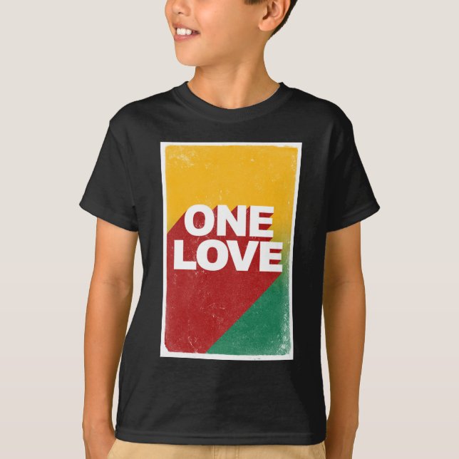 One Love Poster T-Shirt (Front)