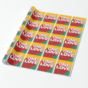 One Love Poster Wrapping Paper