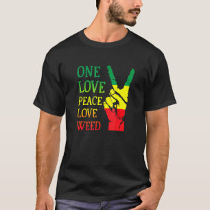One Love Pride Jamaica Caribbean Rasta Vacation T-Shirt