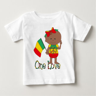 One Love Rasta Baby African American T-Shirt